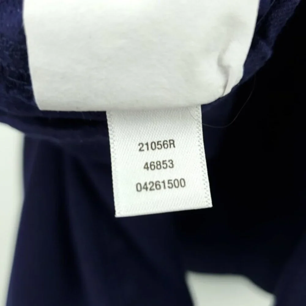 Spanx Stretch Twill Mini Skirt L Navy Blue